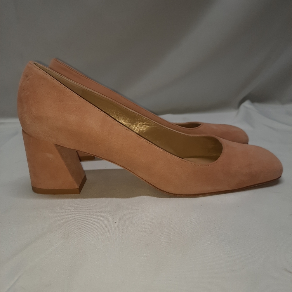 Stuart Weitzman Blush Suede Marymid Pumps Size 9M